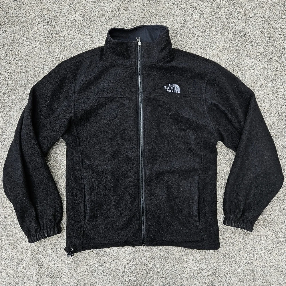 The North Face Summit Series Reversible Jacket Black Zip Up Coat Mens Size Small